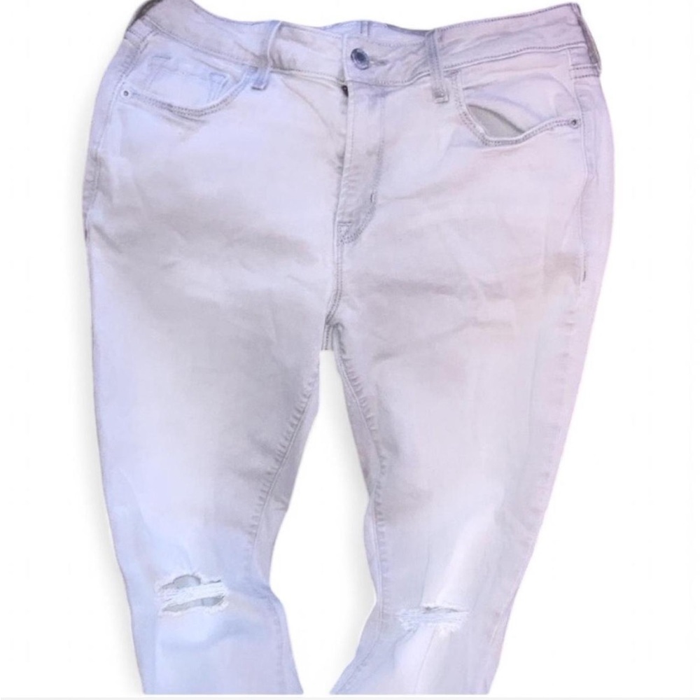 Old Navy “Rockstar” Mid-Rise Ripped Jeans